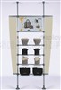 Selling boni display, bag racks, shelves, adverting equipment