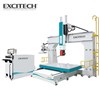 HSD 5 axis spindle head cnc router EXCITECH E9-1224D